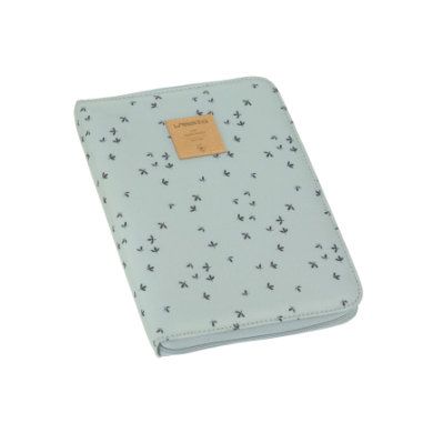 Lässig Casual Document Pouch Floral Mint - Grijs