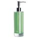 Excelsa Linea Bagno zeepdispenser 300 ml, groen, polystyreen, 6,5 x 6,5 x 22 cm