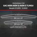 HEYNER® Essuie-glace pour GAC AION AION S/AION S TLMGUS 01.2019 - 12.2022, Essuie-glace plat hybride, aérodynamique et flexible, revêtement nanographique