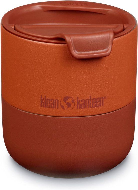 Klean Kanteen - Geisoleerde Low Ball - drinkbeker met flipdeksel 295ml. Autumn Glaze