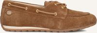 Fred de la Bretoniere Uta Mocca Mocassins Dames - Instappers - Bruin - Maat 42