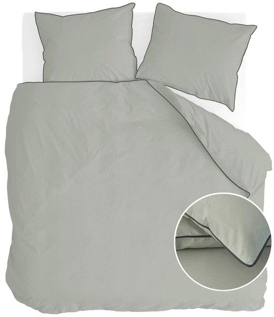 Walra Dekbedovertrek Sweet Softy - 240x220 cm - 100% Katoen - Grijs