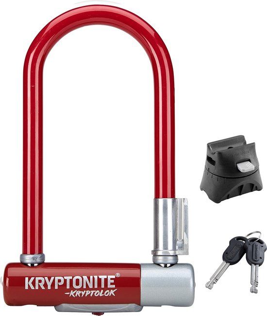 Kryptonite KryptoLok Mini-7 Beugelslot - ART-2 - Rood
