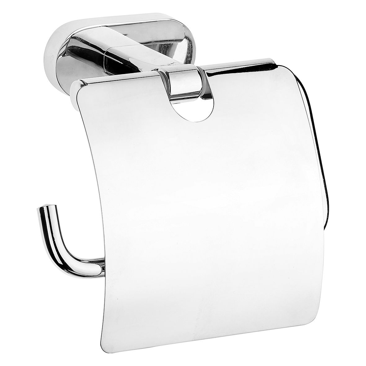 Creavit Toiletrolhouder met Deksel Chroom - Messing - 2021 Model