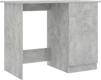 vidaXL Bureau 100x50x76 cm Bewerkt Hout Betongrijs