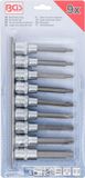 BGS technic BGS Dopsleutelbitset 1/2 Torx 9 delig