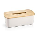 Tescoma 900825 Online, zakdoekhouder van bamboe, zakdoekdispenser, doos voor papieren handdoeken, 28,5 x 15 x 10,5 cm