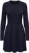 ONLY ONLFIA LS CABLE DRESS KNT NOOS Dames Mini jurken Night Sky L