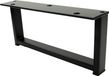 Pied de meuble noir mat, 90 mm de haut, 200 mm de long – Design minimaliste pour un intérieur moderne