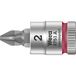Wera 05003351001 8751 A PH Zyklop bitmoer met 1/4 inch-aandrijving, rood, Ph 2 x 28 mm