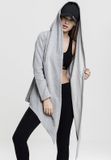 Urban Classics Ladies Hooded Sweat Cardigan Zwart Katoen 4XL