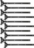 Alberts 837273 kruisscharnier | met ingeperste stift | zwarte dompellak | band 491 x 30 mm | scharnier 121 x 51 mm | Set van 10