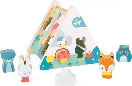 Janod Pure Vormenstoof - Multicolor - Hout - 1+ jaar