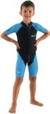 Seac Dolphin - Shorty wetsuit voor kinderen - S - Zwart/blauw