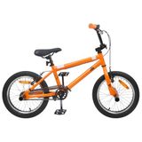 vidaXL BMX Fiets 18 Inch voor 7-10 Jaar Oud Oranje