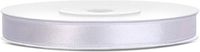 PartyDeco Satijn Lint, Wit 6 mm Breed, 25 Meter
