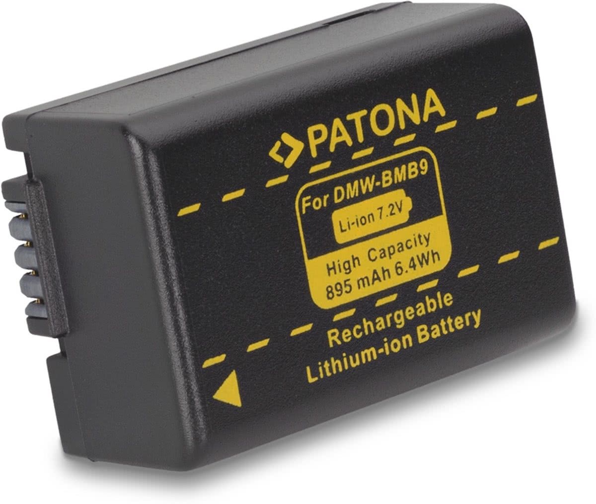 Paton, A. battery Panasonic DMC-FZ40 FZ45 FZ 48 FZ100 BMB9