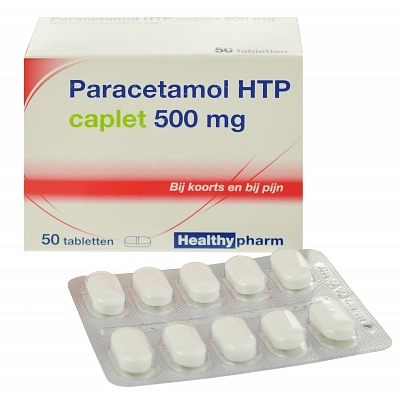 Healthypharm Paracetamol 500mg Caplet 50st