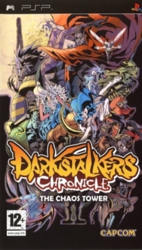 Capcom Dark Stalkers Chronicle Chaos Tower Sony PSP