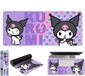 Kids Licensing Kuromi Gaming Desk Pad - Paars Bureaumat 80 x 35 cm - Antislip en Duurzaam - Sanrio