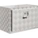 Boîte à outils pour camion en aluminium, 60,9 x 35,5 x 40,6 cm, coffre de rangement 76 L avec serrure et clés, argent