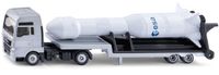 Siku MAN Truck met ESA Raket 1:87 Metaal/Kunststof Zilver/Wit