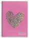 Agatha Ruiz De La Prada 270008 – School Agenda Plus, 155 x 215 mm, Week to View, Ontwerp hart pailletten