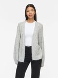 VILA VILAMPE OPEN L/S KNIT CARDIGAN-NOOS Dames Cardigans XL Medium Grey Melange