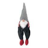GNOME MAN 55 CM GRIJZE HOED