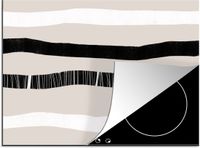Merkloos KitchenYeah® Inductie beschermer 60x52 cm - Multicolor - Inductie kookplaat accessoire