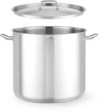 HENDI Kookpan hoog - RVS - Diameter 36 cm x 32 cm - 32 Liter - Inductie