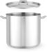 HENDI Kookpan hoog - RVS - Diameter 36 cm x 32 cm - 32 Liter - Inductie