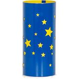 Homemania HOMAX_4225 Starlight tafellamp, blauw, geel, metaal, kunststof, 10 x 10 x 22,5 cm