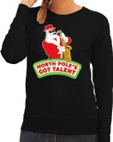 Bellatio Decorations Shoppartners Bv Foute kersttrui / sweater dames - zwart - North Poles Got Talent M
