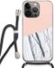 Case Company® - iPhone 13 Pro Hoesje met Koord - A touch of peach