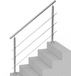 VEVOR Leuning RVS trapleuning 150 cm met 3 dwarsbalken