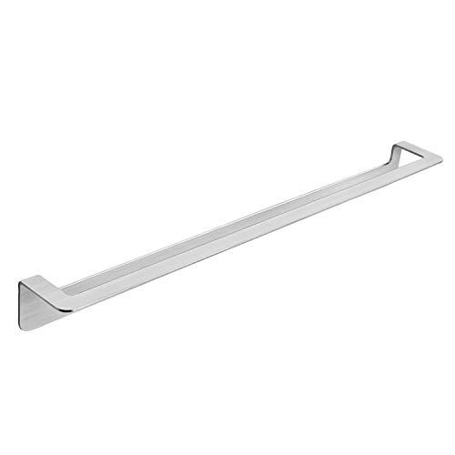 WEISSENSTEIN Handdoekhouder zonder boren - 60cm - handdoekstang voor de badkamer van roestvrij staal - zelfklevend