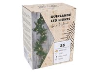 HIT Guirlande 35wled b/o timer 270 cm 3xAA 6/18h