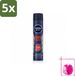 NIVEA MEN Vaporisateur anti-transpirant Dry Impact - 5 x 200 ml