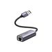 Ugreen USB 3.2 Gen 1 1000 Mbps Gigabit Ethernet externe netwerkadapter, verlengkabel, grijs