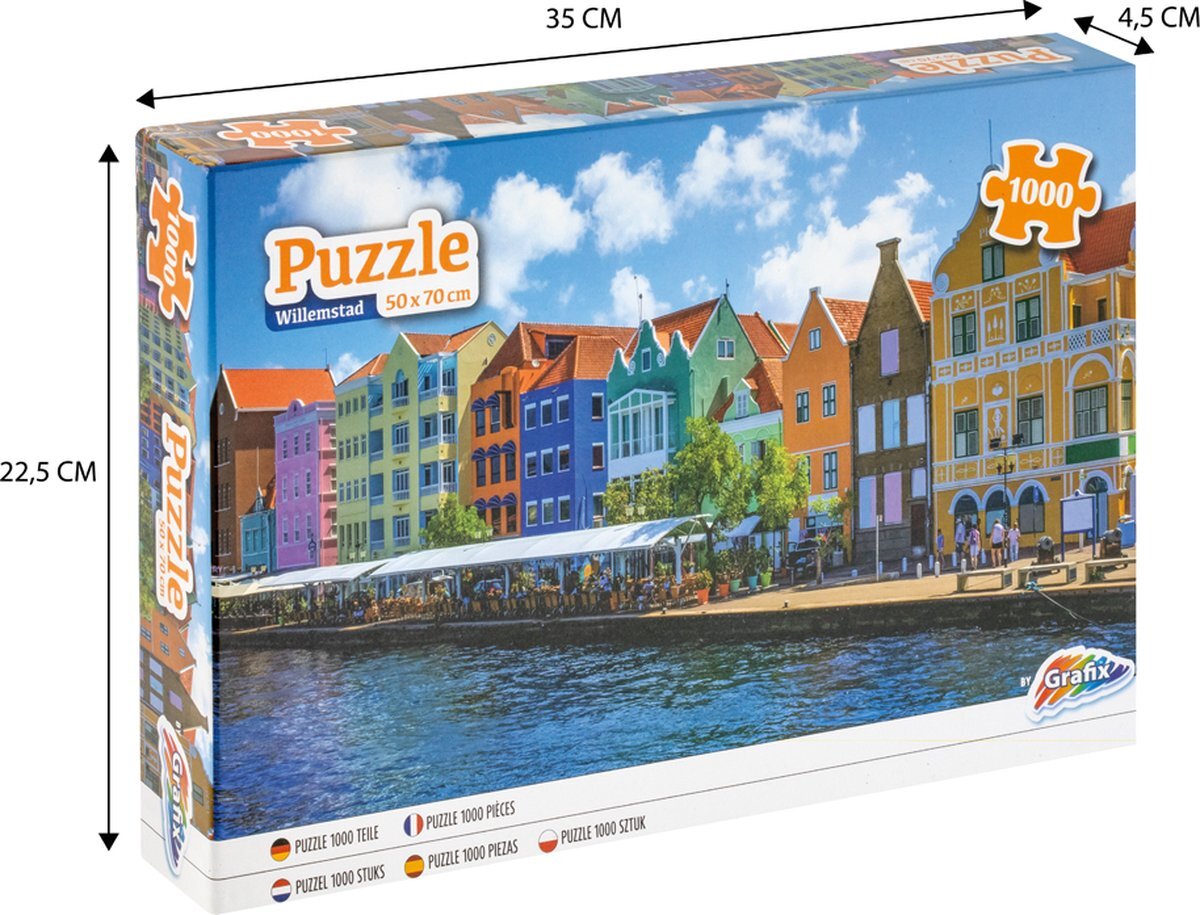 Grafix Puzzel Willemstad 50x70cm