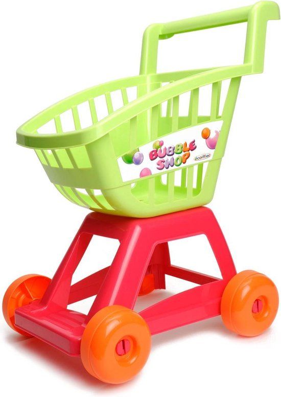 Ecoiffier winkelwagen speelgoed - rollenspel voor kinderen - multicolor