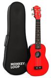Monkey Loop Gorilla Red Ukelele Sopraan
