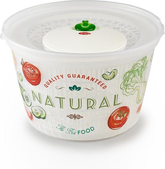 Snips Slacentrifuge 4 L vintage - Groen/Wit/Transparant