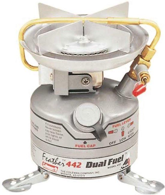Coleman Unleaded Feather 442 Camping Kooktoestel - 1-pits - 2300W - Grijs