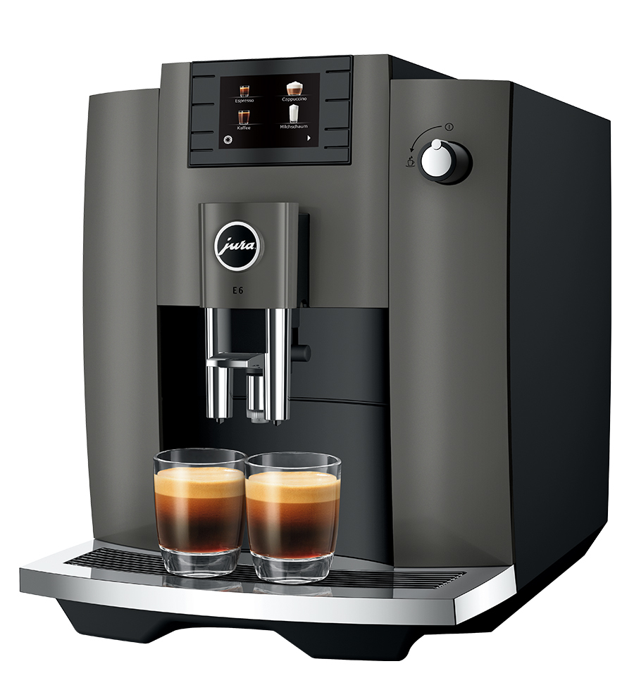 JURA E6 Dark Inox Espresso Machine - Fully Automatic