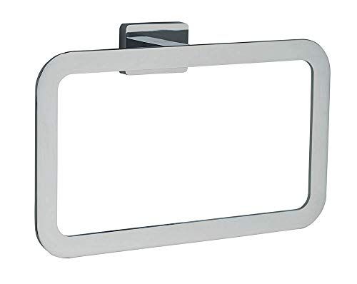 Kibath 407423 handdoekring design SE - RVS - Chroom - Vierkant