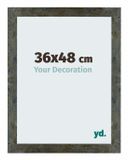 Your Decoration - Cadre puzzle 36x48 cm - Bleu Or chiné
