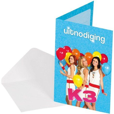 Studio 100 65608 Feestuitnodigingen - Multi - 8 stuks - 4-10 jaar