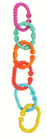 Playgro Loopy Links - Pram/Stroller Clip - Multicolour - Plastic